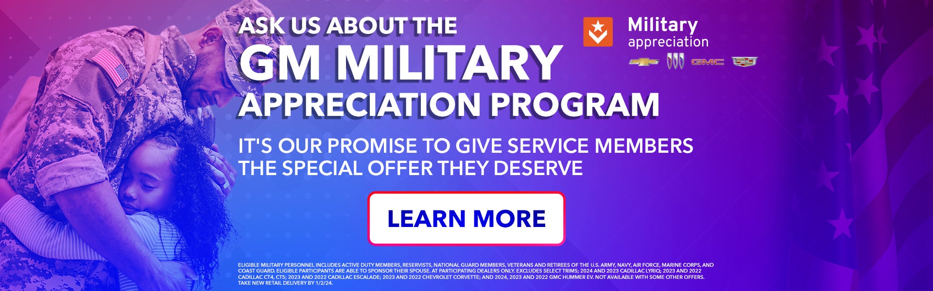 Learn More About Our GM Military Appreciation Program